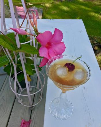 Plus I can have a free (sort of) manhattan on the deck. SUZI THAYER/Boothbay Register