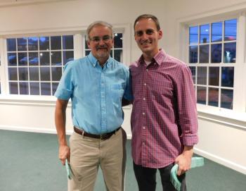 Brian (left) and Colby Horne. (photo by Erica Thoms)