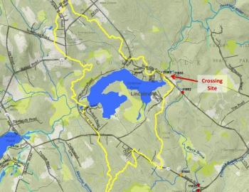 Coleman Pond Outlet Stream Crossing, Slab City Road, Lincolnville.