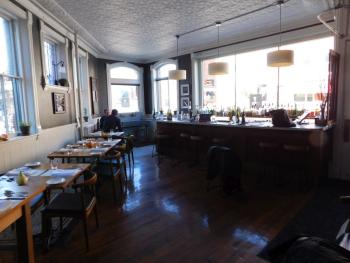 Mallett and Ondine’s wine expert sample wines for their next Wine Dinner. (photo by Erica Thoms)