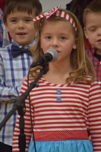 Nadia Markwith, grade 1. (Photo courtesy of Thomaston Grammar School)