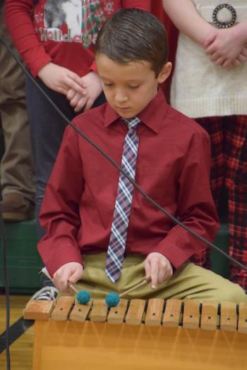 Jameson Fournier, grade 3. (Photo courtesy of Thomaston Grammar School)