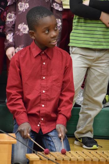Paul Jordan, grade 3. (Photo courtesy of Thomaston Grammar School)