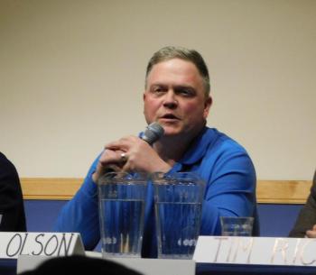 Candidate Craig Olson (photo by Erica Thoms)