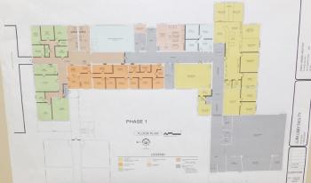 The proposed use plan for building.