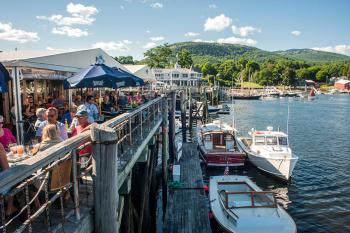 A busy summer day at The Waterfront in Camden. (Photo: Megan Marsanskis for The Waterfront)