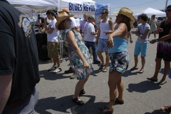 All photos and videos used with permission of Paul Benjamin and the North Atlantic Blues Festival