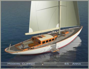 ‘Anna’ renderings, courtesy Lyman-Morse and Stephens Waring Yacht Design