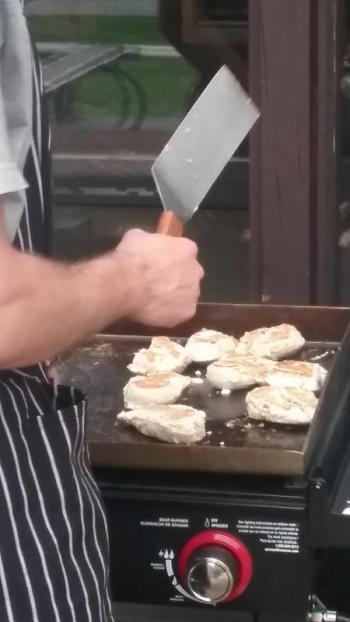Chicken sandwiches! (Photo by Kay Stephens)