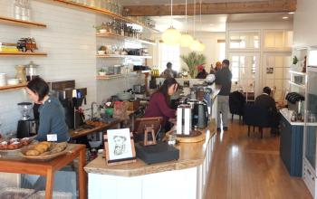 Sea Folk, a new coffee shop opened in Rockport Village. (Photo by Chris Wolf)