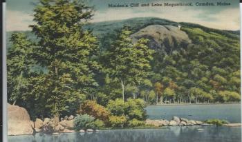 Maiden’s Cliff and Canaan Pond. (Photo courtesy Barbara F. Dyer)