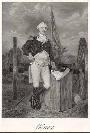 A steel engraving of Henry Knox by Alonzo Chappel (Photo courtesy Barbara F. Dyer)
