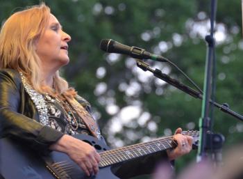 Melissa Etheridge did not slow down the entire evening at Savage Oakes in Union, June 16, when she performed with gusto. (Photo by Lynda Clancy)