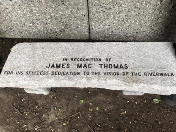 The stone, cut, carved and engraved by Owen Casas.