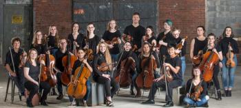 The Portland- based Maine Youth Rock Orchestra will perform with John Stirratt of Wilco and The Autumn Defense, Aug. 1 at Tops’l Farm’s Timber Frame Barn in Waldoboro. Courtesy of Erin Sproul