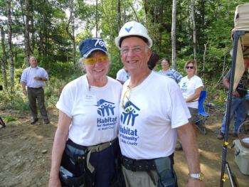 Care-A-Vanners Carolyn and Don Sparks pose. (photo by Erica Thoms)
