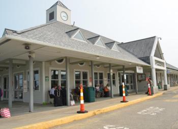 The stop at the Rockland Ferry Terminal.
