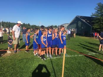 Runners at the Sept. 13 middle school cross country meet. (Courtesy Paul Russo)