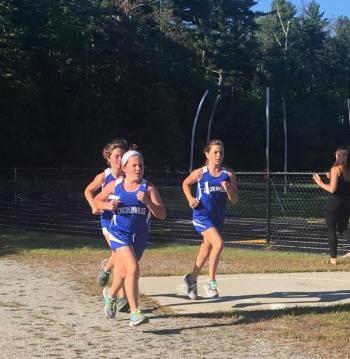Runners at the Sept. 13 middle school cross country meet. (Courtesy Paul Russo)