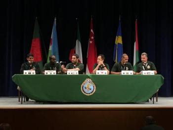A group of speakers addressing the group during the fourth week of the program. (photo courtesy of Chief Deputy Trundy)