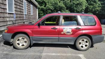 Andrew East’s vehicle. (Photo by Sarah Shepherd)
