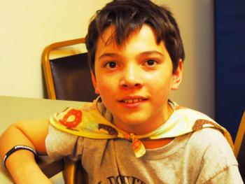 10-year-old Tyler Carach, ‘The Donut Boy.’ (Photo by Kay Stephens)