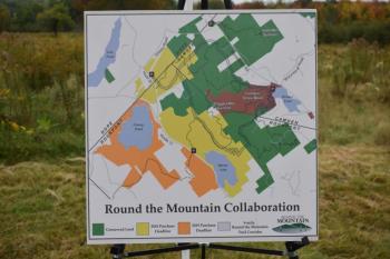 What started in 2003 as an attempt to conserve 35 acres has grown to 786 acres, including a future trailhead on Hope Street. (Photo by Sarah Thompson)