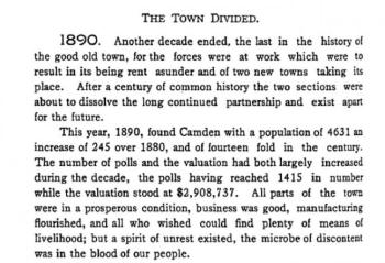 From the “History of Camden and Rockport, Maine” by Reuel Robinson