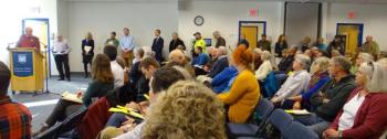 Degrasse suggested an audit should be done to learn the cost of service per route. (photo by Erica Thoms)