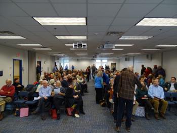 The room at the University of Maine Hutchinson Center Nov. 28. (photo by Erica Thoms)
