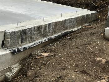 Granite facing. (Photo courtesy of Marshall Point Lighthouse and Museum)