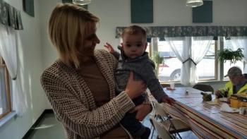 Marci Casas and Frances. (Photo by Sarah Shepherd)