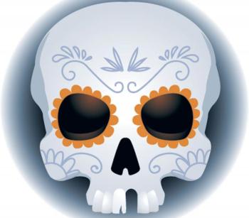 The traditional skull of Day of the Dead celebrations. (Photo courtesy Metro Creative)