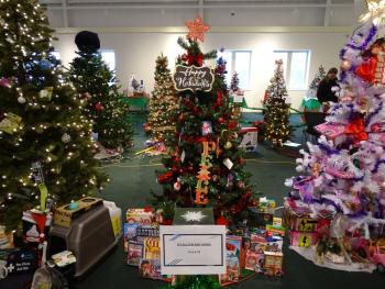 There are 42 trees ranging from Barbie to booze-themed. (photo by Erica Thoms)