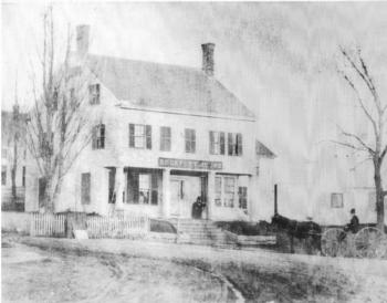 The Rockport House, a lodging business, once existed at 1 Limerock Street in Rockport.