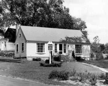The Rockport Library, sometime in the 1950s.