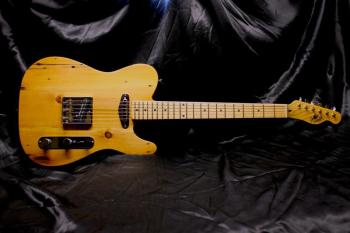A King’s Pine guitar crafted by Thad Chilton. (Courtesy Thad Chilton)