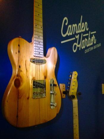 A King’s Pine guitar crafted by Thad Chilton. (Courtesy Thad Chilton)