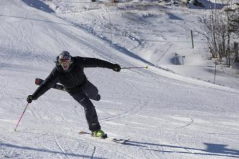 Glen Plake at the Camden Snow Bowl, Jan. 17. (Photo courtesy Camden Snow Bowl/by John Steele)