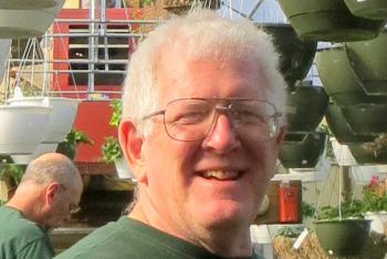 Dennis Milliken, at Green Thumb Nursery and Greenhouses. (Photo courtesy of Camden Garden Club)