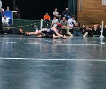 Kristina Kelly at the state championship tournament. (Courtesy Steve Alex)