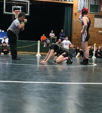 Kristina Kelly at the state championship tournament. (Courtesy Steve Alex)