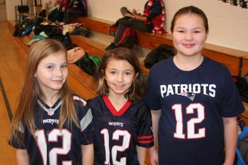 Iris Quint, Riley Donahue, Jaya Dunbar. (Photo by Thomaston Grammar School)