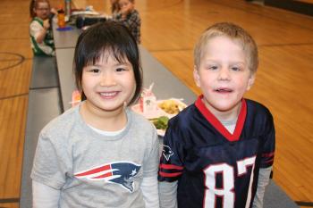 Sophia Chen, Lincoln Allen. (Photo by Thomaston Grammar School)