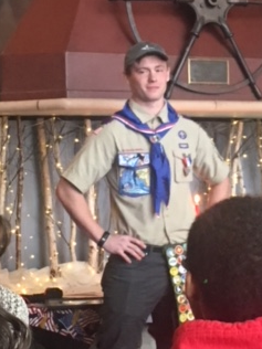 Camden Troop 200 Eagle Sam Hebert. Sam earned 28 merit badges and served as a leader in various positions in his troop. His project was a renovation of the Marge Jones Recreational Park. (Photo courtesy Troop 200)