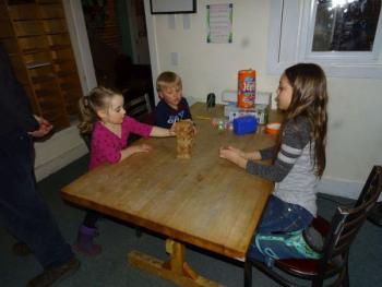 The handful of younger children running through the Game Loft belonged to staff. (photo by Erica Thoms)
