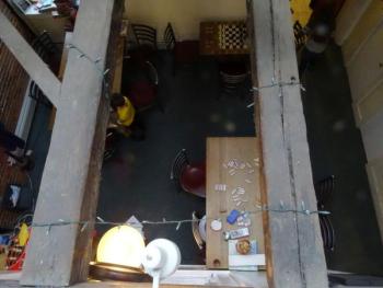 The view from the Game Loft’s loft. (photo by Erica Thoms)