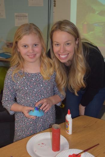 Ava Chamberlin and her mother, Geneva Chamberlin. (Photo courtesy Thomaston Grammar School)