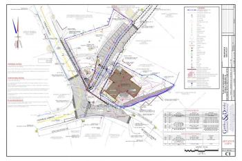 The current parking plan for the Rockport Public Library and Memorial Park.