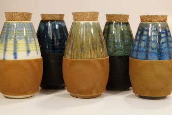 Cork and carry thermos created by Amanda Amoroso. (Courtesy Amanda Amoroso)